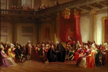 Benjamin Franklin Appearing Before the Privy Council